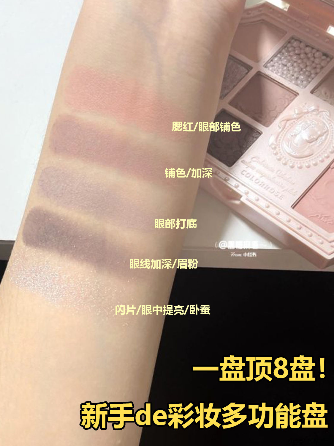 P multi-function eyeshadow disc