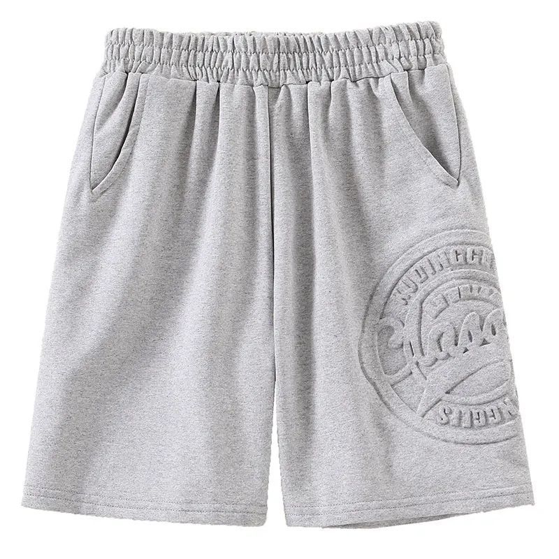 P children's clothing summer thin cotton medium and older children's five-point pants boys' medium pants summer clothing foreign style