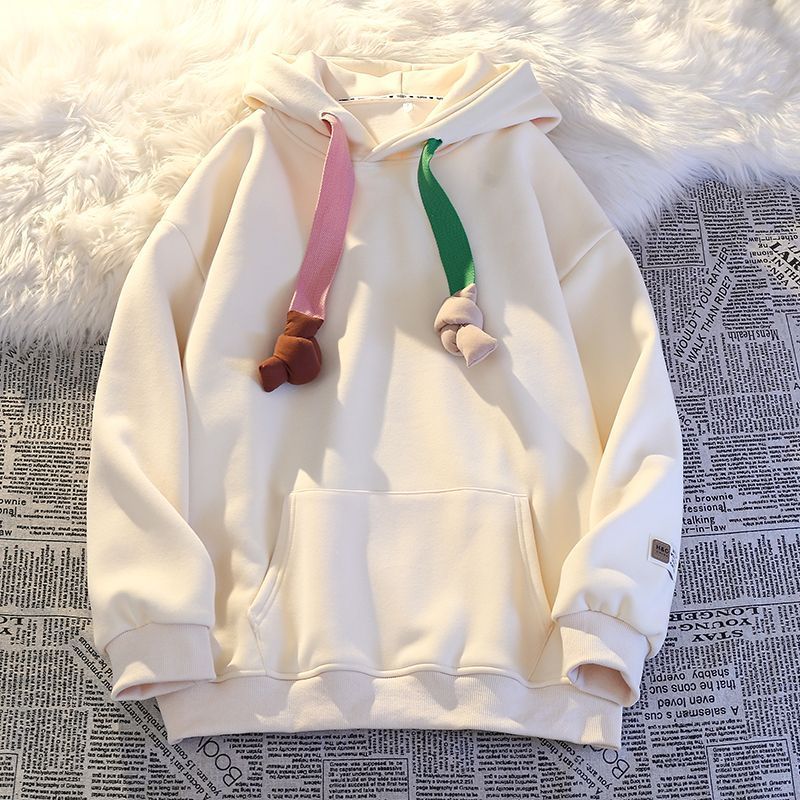 P new fashion lazy top age-reducing fleece thickened coat