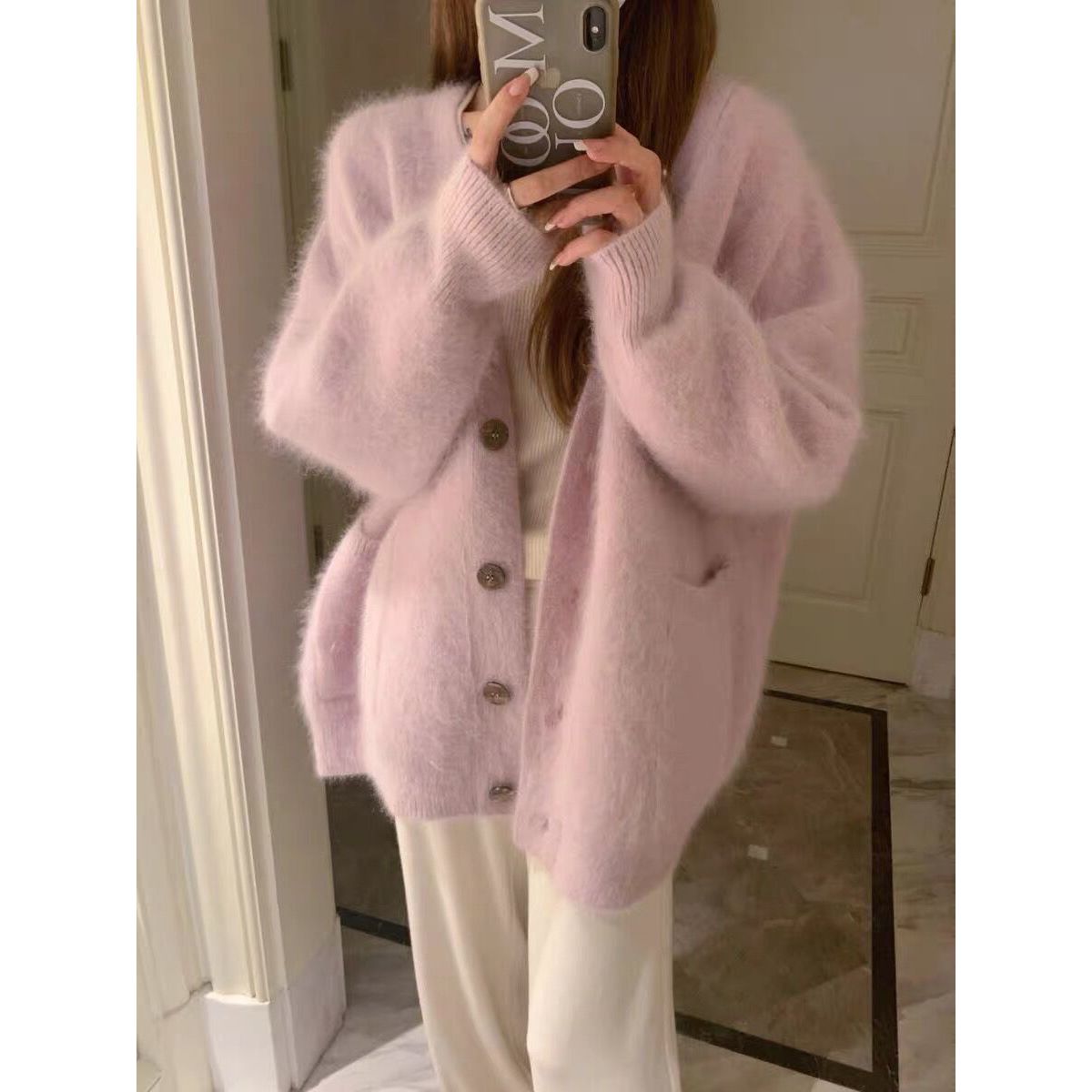 P sweater jacket