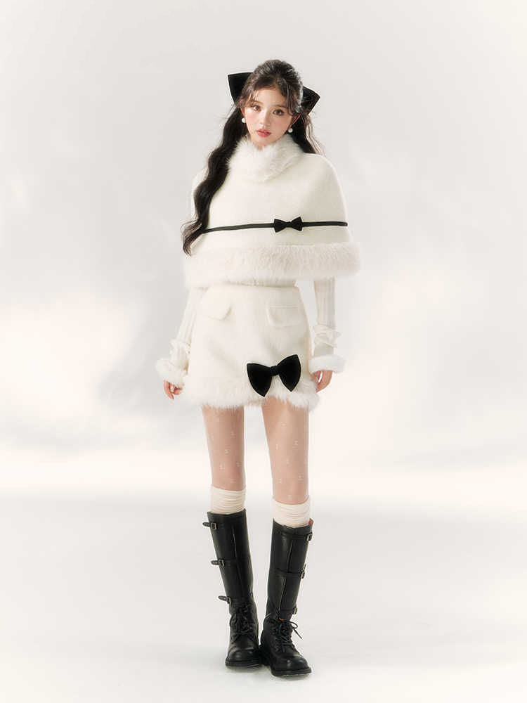 P cape jacket set