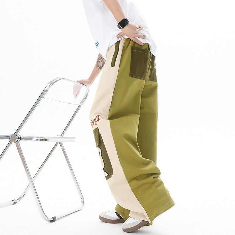 P cartoon print pants