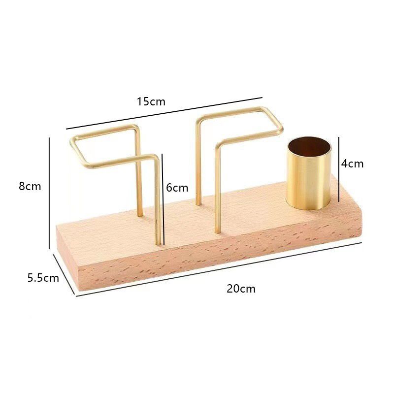 P stainless steel walnut tissue holder
