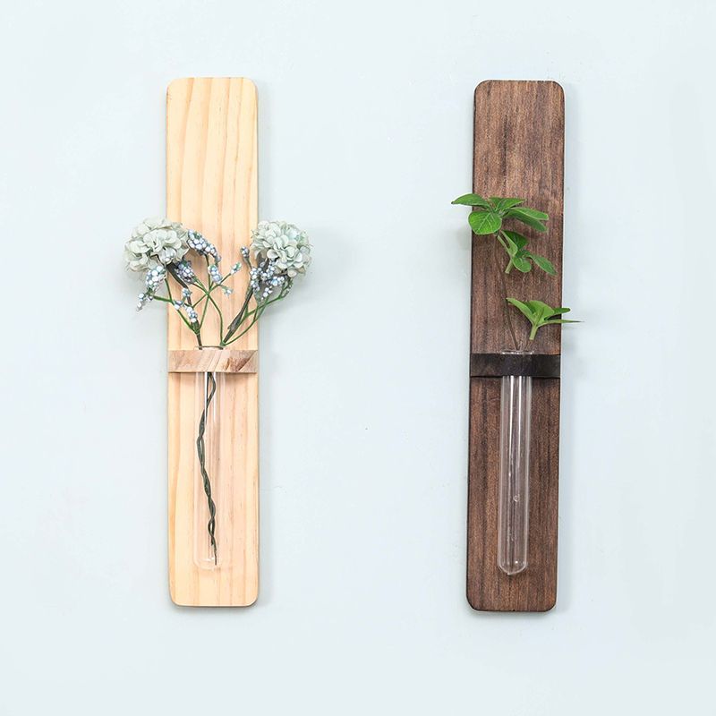 P Log Flowers Dried Flower Arranger Hydroponic Glass Test Tube Vase