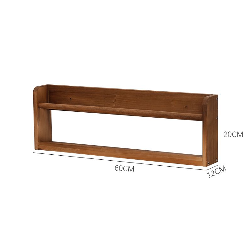 P Solid wood wall-mountedShelf Picture book shelf Children's bookshelf