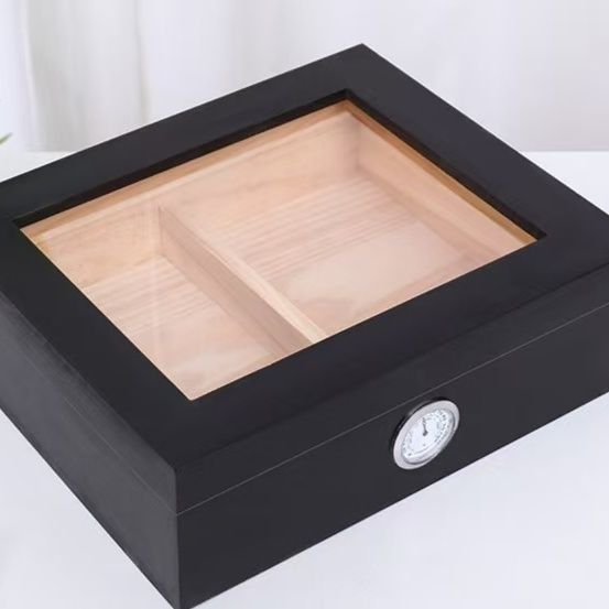 P Cigar Moisturizing Large Capacity Solid Wood Box