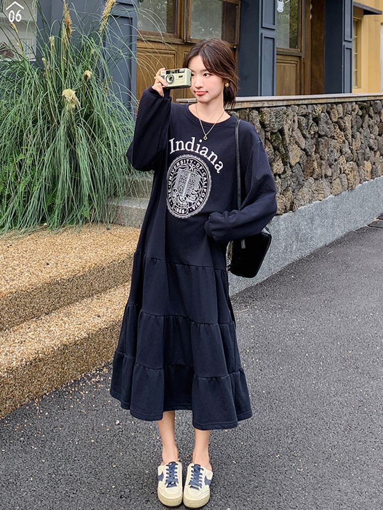 A sweater dress