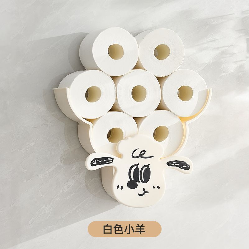 P Wall hanging tissue rack