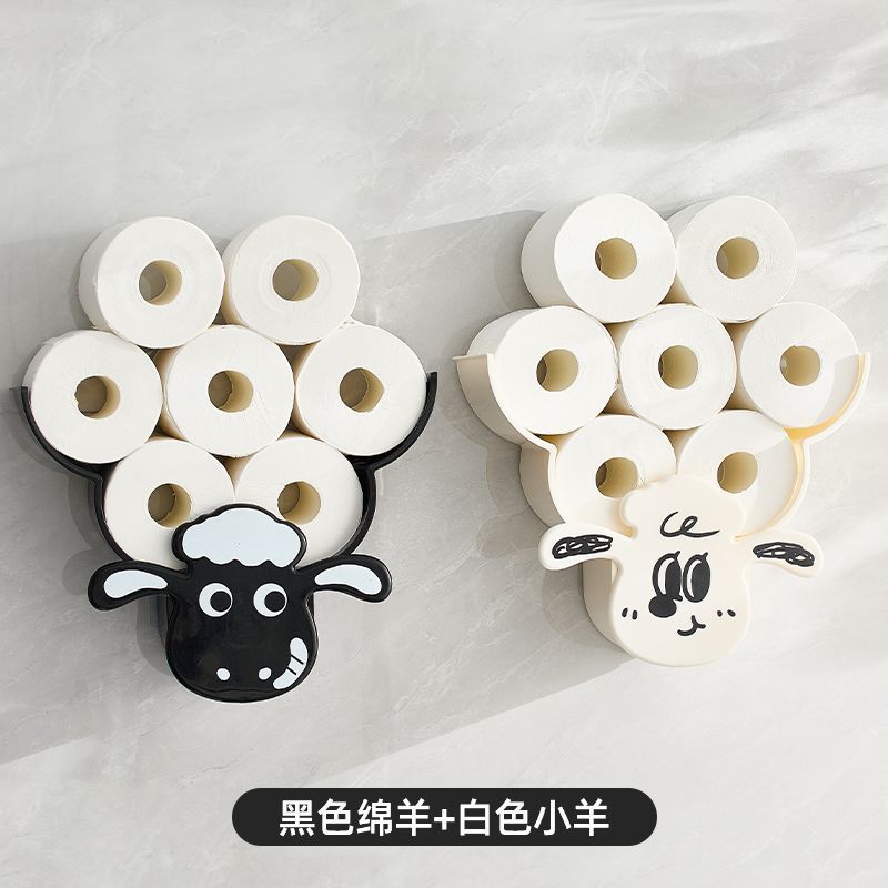 P Wall hanging tissue rack