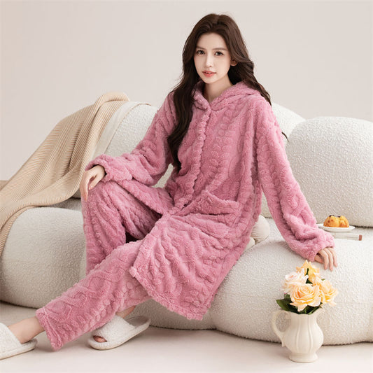P plush pajama set