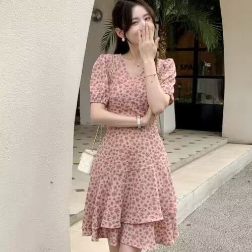 P floral fashion summer dress
