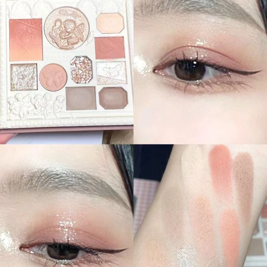 P eyeshadow blush high-gloss trimming integrated disc