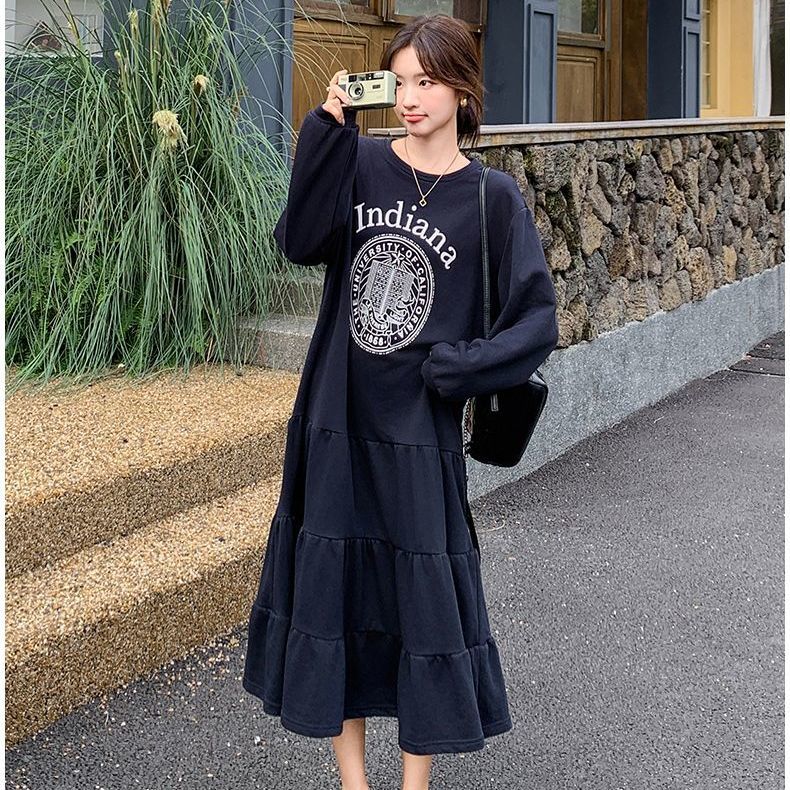 A sweater dress