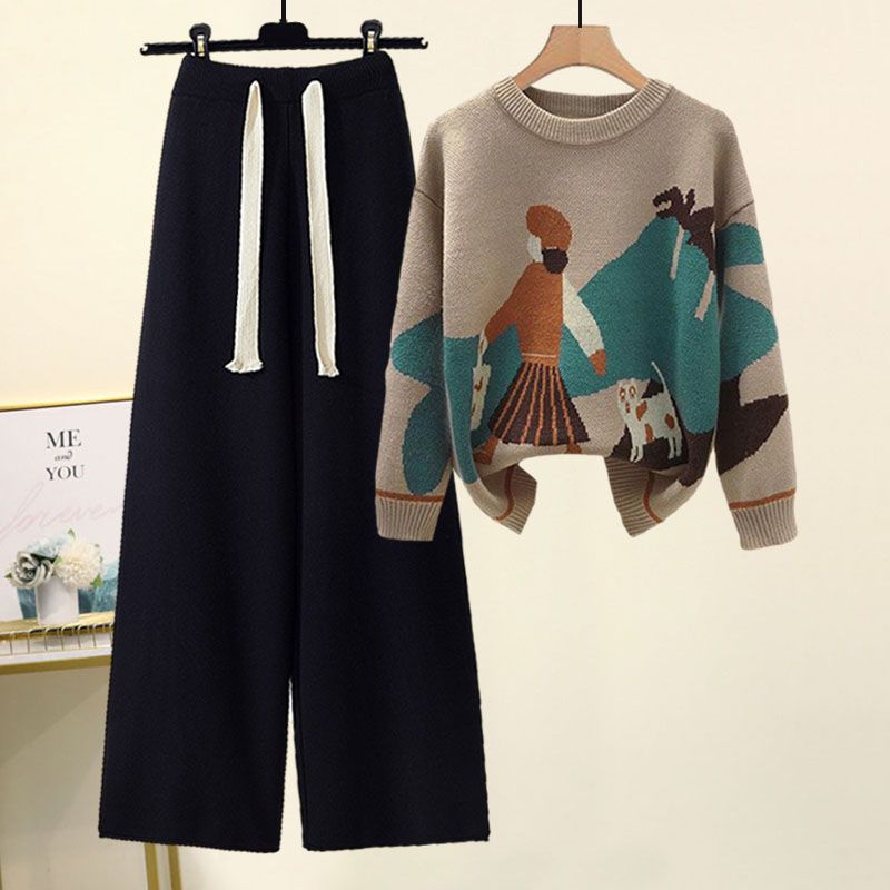 P Women's Knitted Suit