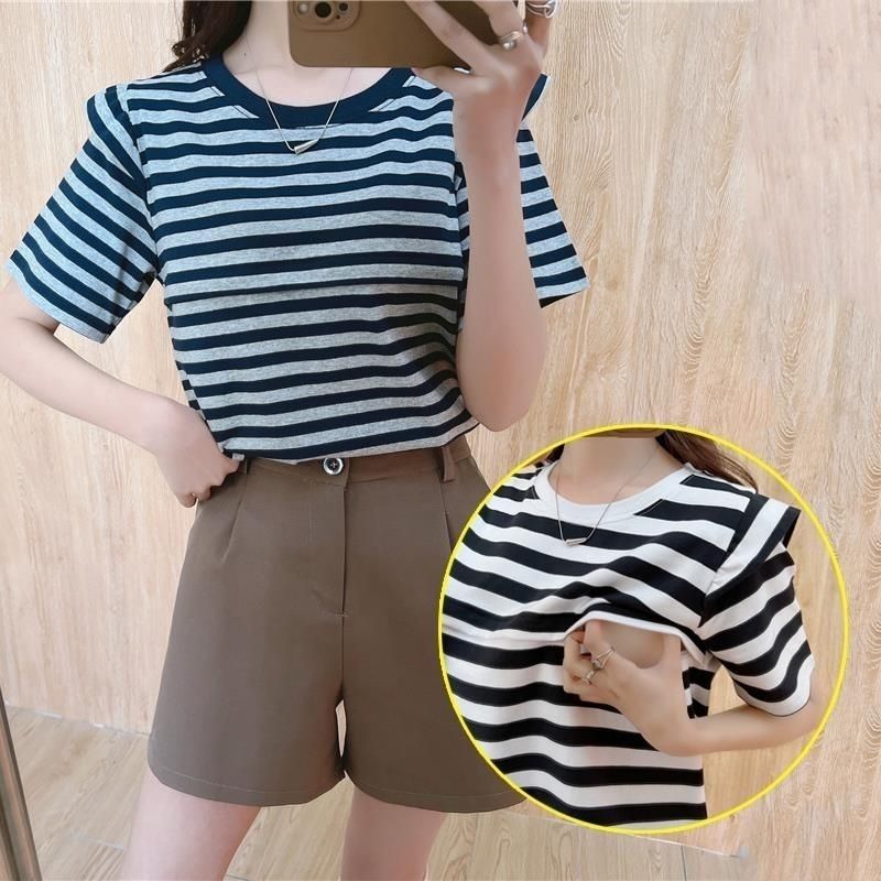 P Loose Maternity & Nursing Shirt
