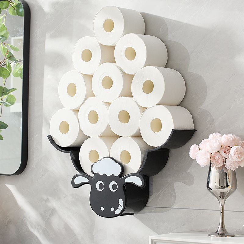 P Wall hanging tissue rack