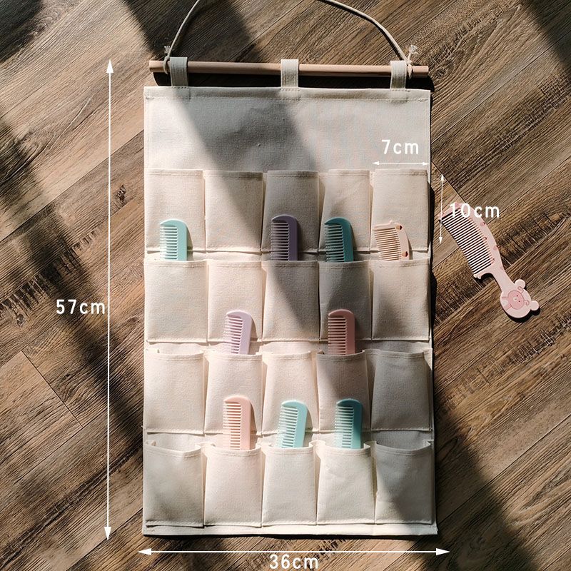 P cotton and linen storage bag