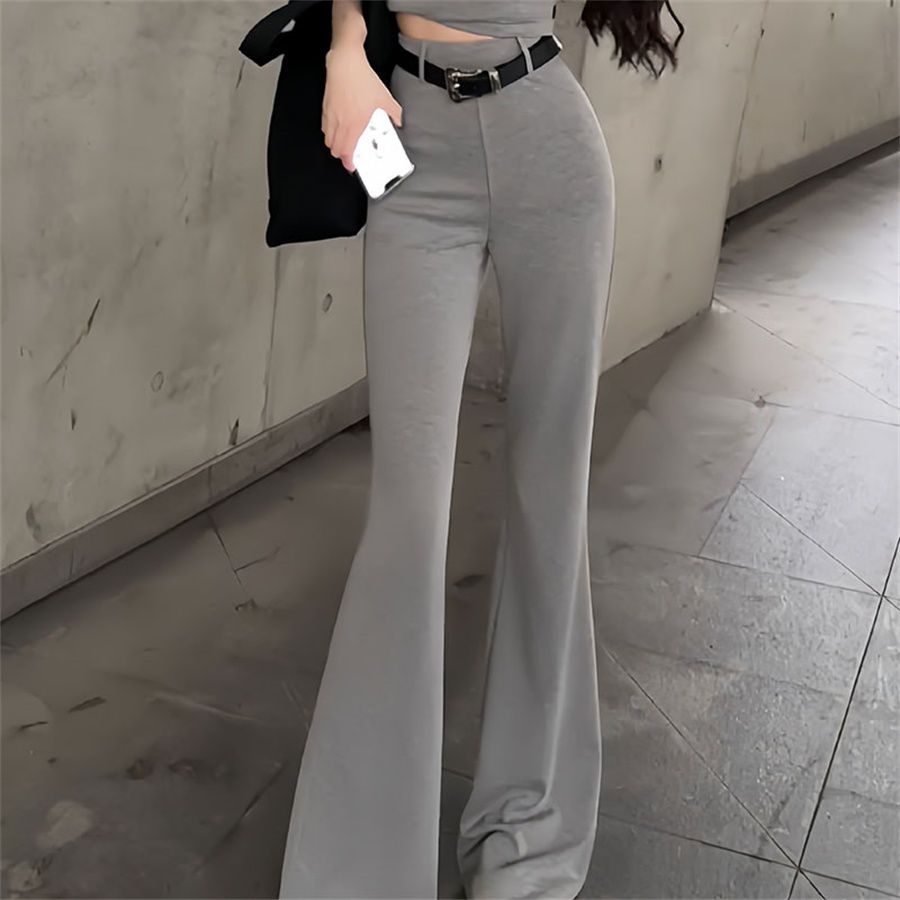 P summer new Spice Girl design short top + high waist and thin pants