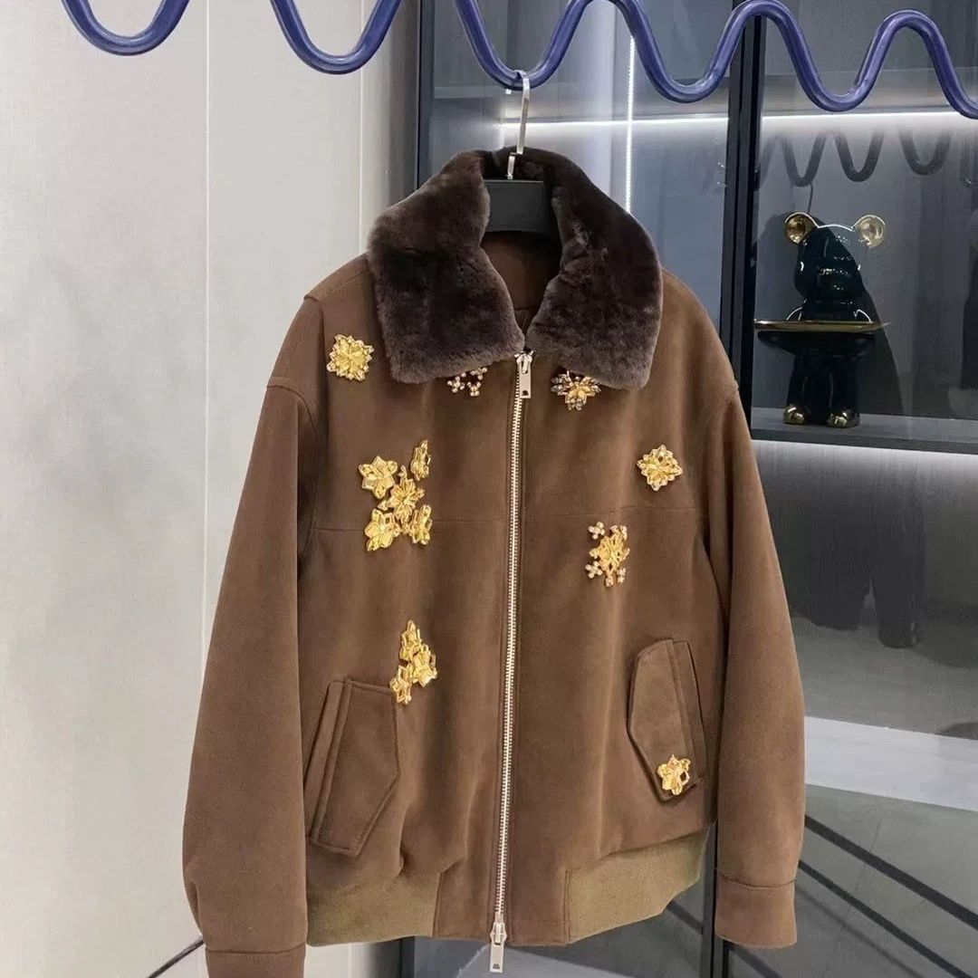 P leather jacket