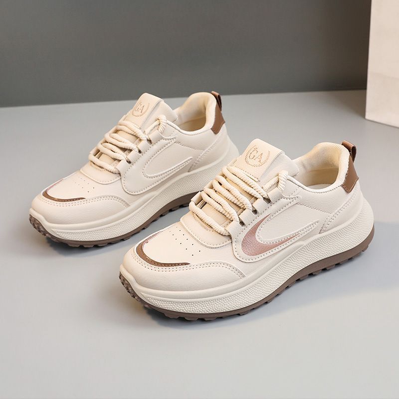 P new versatile retro niche muffin breathable thick sole lightweight non-slip dad shoes