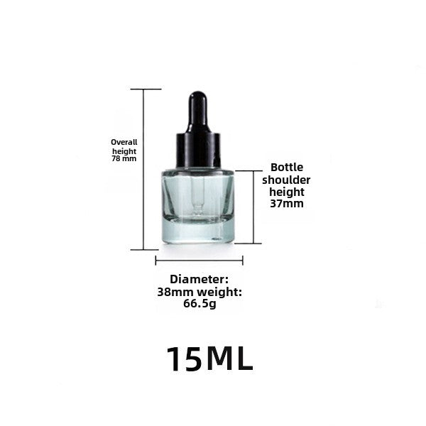 A dark green dark dropper bottle essential oil essence DIY high-end sub-packaging empty bottle - Mixbatch