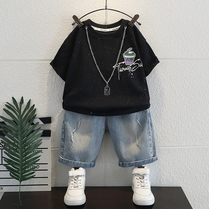 P summer short-sleeved T-shirt