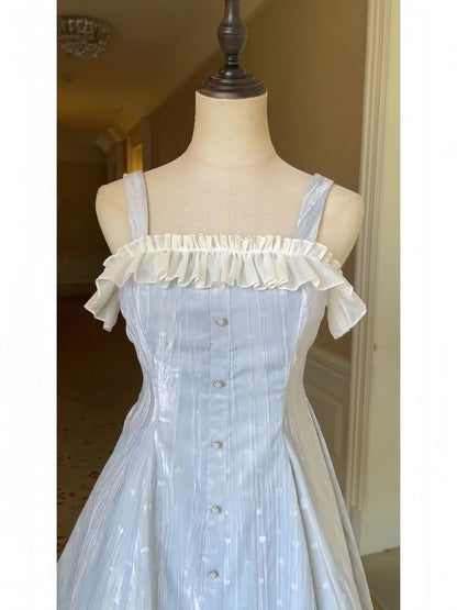 P girly autumn and winter long-sleeved soft waxy vest jacket suspender waist dress sweet age-reducing suit women