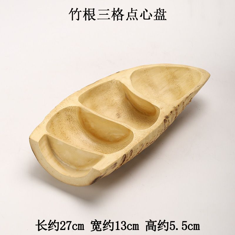 منتجات بامبو، طبق فواكه مجففة من جذور البامبو