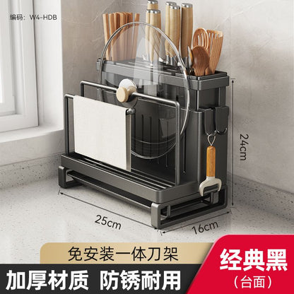 P Tool holder Shelf Multifunctional Kitchen Countertop Storage Rack