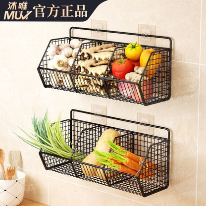 P wall-mounted storage rack