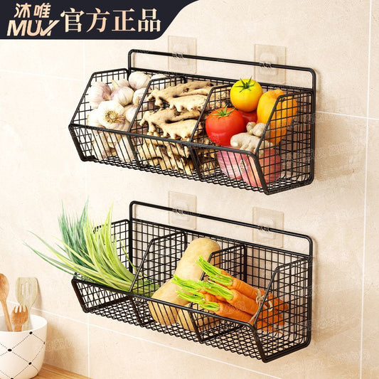 P wall-mounted storage rack