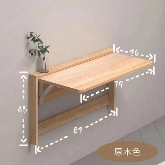P ultra-narrow wall-mounted folding table