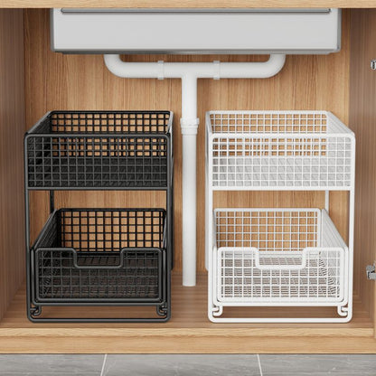 P pull-out storage rack