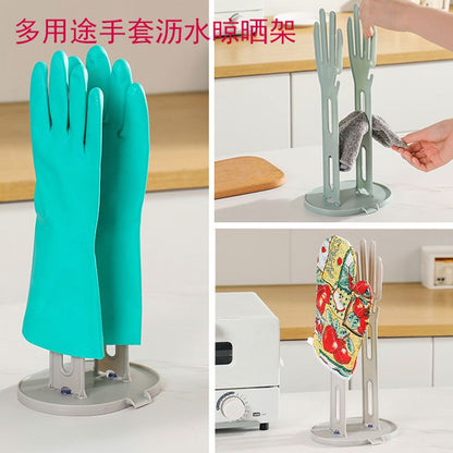P gloves drain storage rack