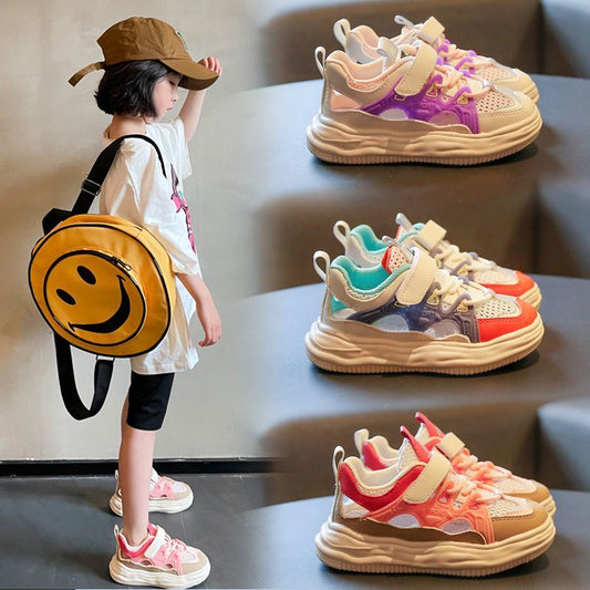 P Boys and Girls New Summer Shoes Spring Shoes Sneakers Boys and Girls Baby Shoes Spring and Autumn