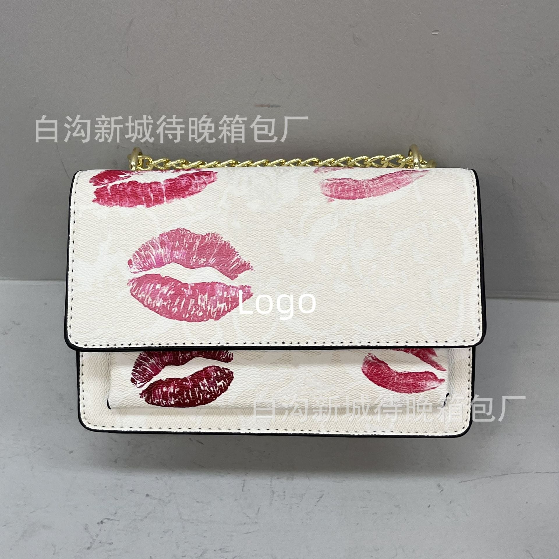 A cross-border bags chain old flower versatile new women's bags simple trend line foreign trade shoulder crossbody armpit women's bags - Mixbatch