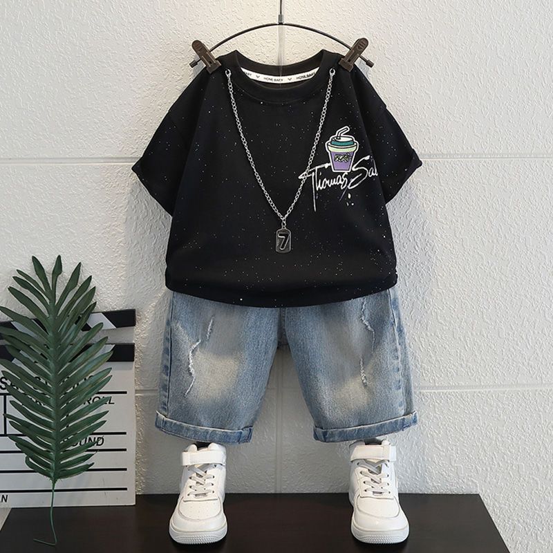 P summer short-sleeved T-shirt