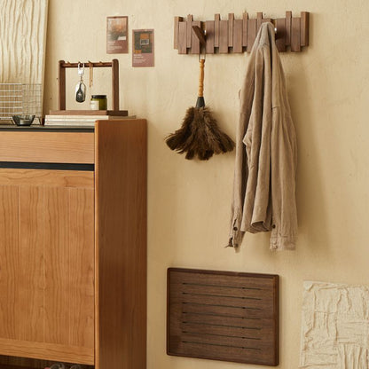 P solid wood walnut meter box decorative picture