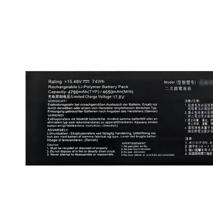 P new for ASUS ROG ALLY generation game handheld RC71L expansion high capacity 74WH battery