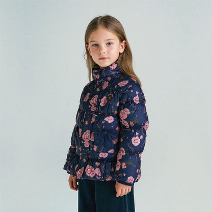 P cotton-padded clothes thickened warm middle-aged children's cotton-padded clothes girls' student jackets cotton-padded jackets