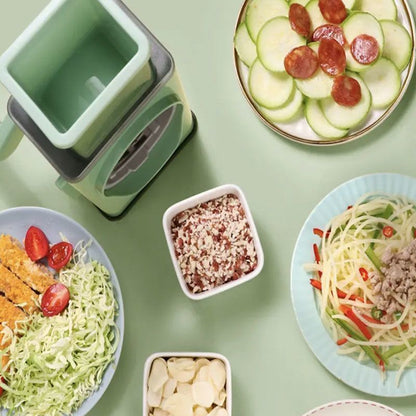 【Event】Storm vegetable cutting artifact, dumplings, potato slicing, shredding, grazing, multi-functional vegetable cutter - Mixbatch