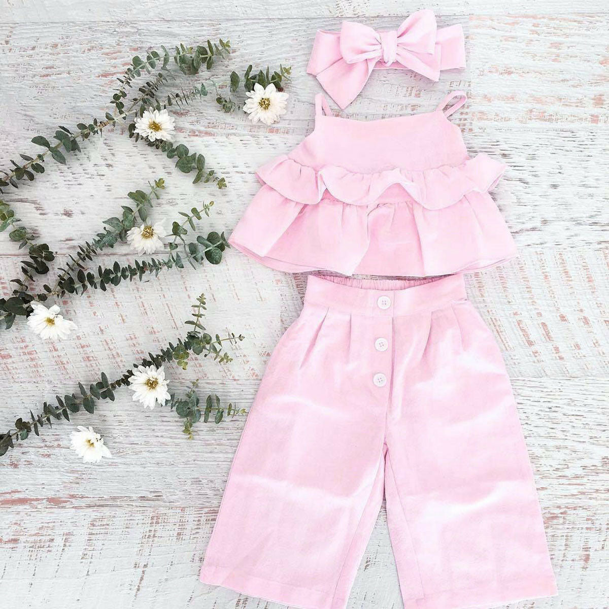 A ins, popular girls and children's sling suits