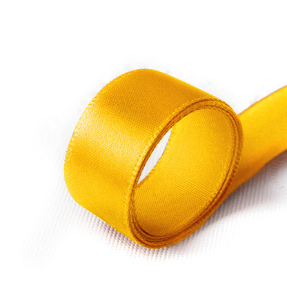 A Spot sale 10mm yellow silky rainbow belt polyester happy candy gift box packaging polyester silk webbing 23 meters/roll MOQ: 50 ROLL - Mixbatch