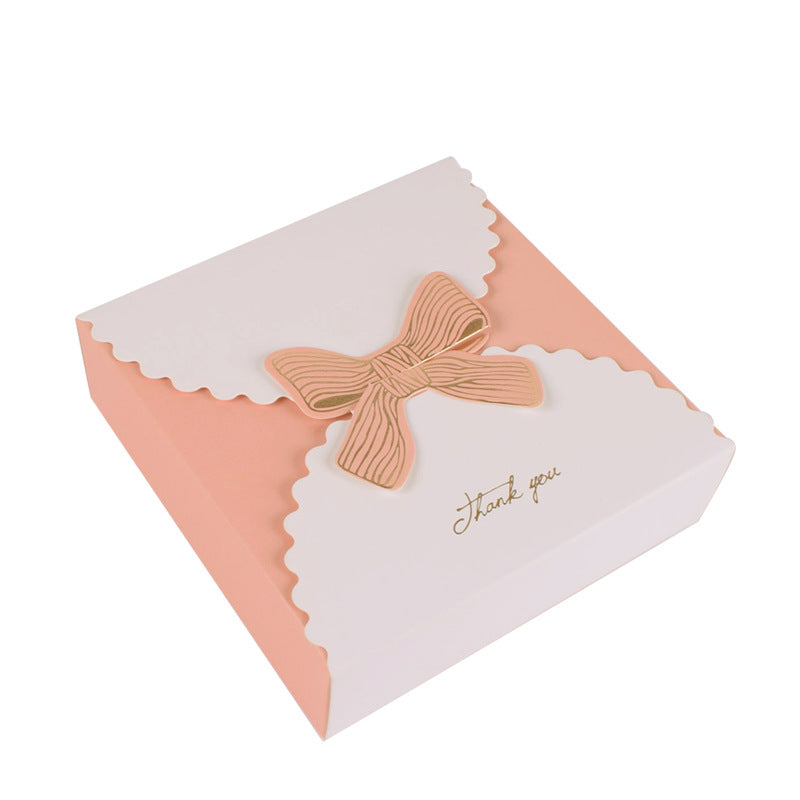 A Korean version cardboard soap flower large bow gift box spot creative candy baking packaging carton wholesale MOQ:100PIECE - Mixbatch