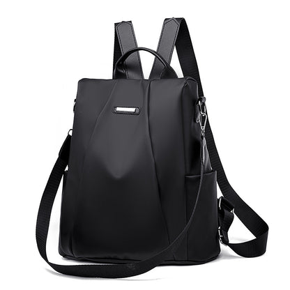 A new trendy Korean version of casual versatile fashion travel backpack travel bag Oxford cloth - Mixbatch