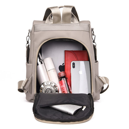 A new trendy Korean version of casual versatile fashion travel backpack travel bag Oxford cloth - Mixbatch