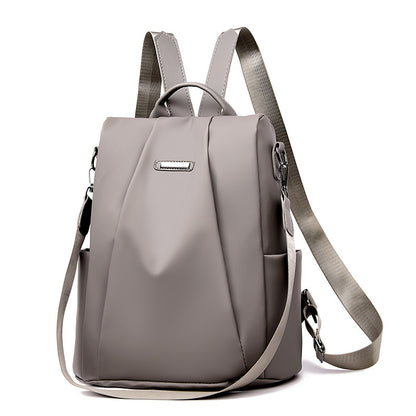 A new trendy Korean version of casual versatile fashion travel backpack travel bag Oxford cloth - Mixbatch
