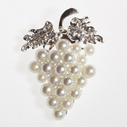 A Korean flower small brooch pin, alloy silk scarf buckle dual-purpose accessory collar pin - Mixbatch
