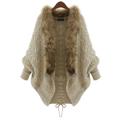 A fur collar jacket