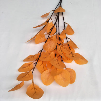 A straight rod fruitless money leaf simulation fake flower wedding home decoration simulation plant simulation apple leaf simulation green plant